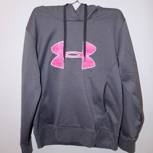 Under Armour Pink & Grey Sweater